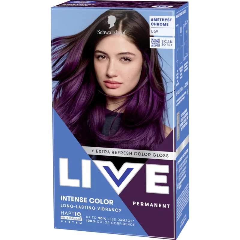 Schwarzkopf LIVE Intense Color U69 Amethyst Chrome