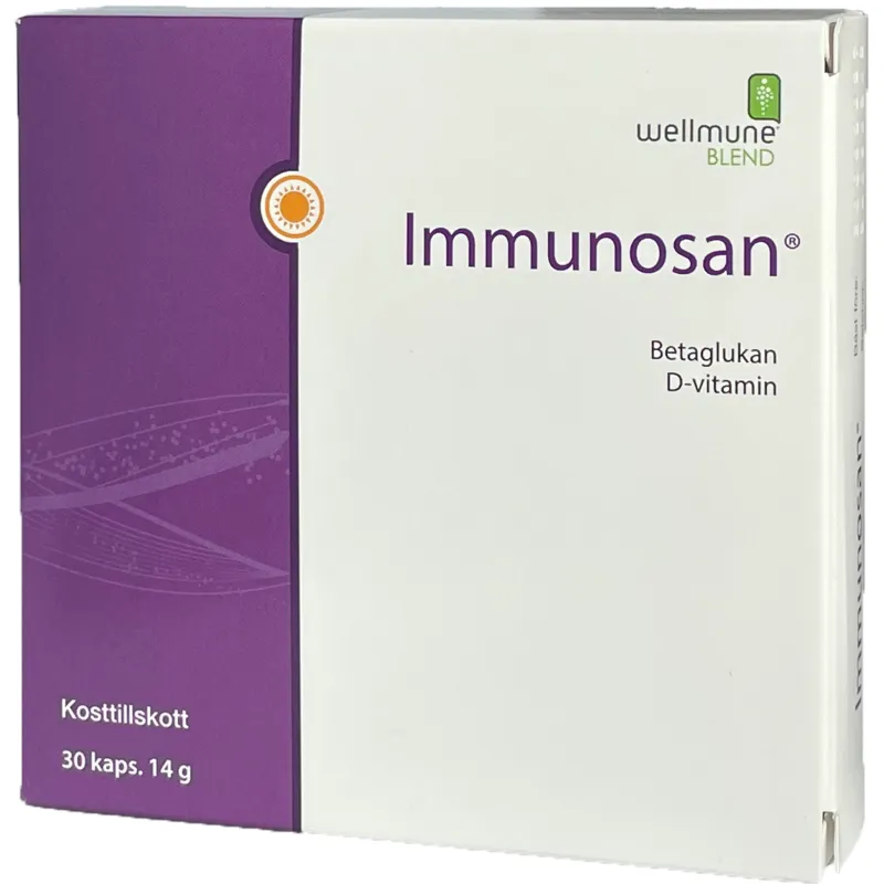 Biosan Immunosan Wellmune + D 30 kapslar