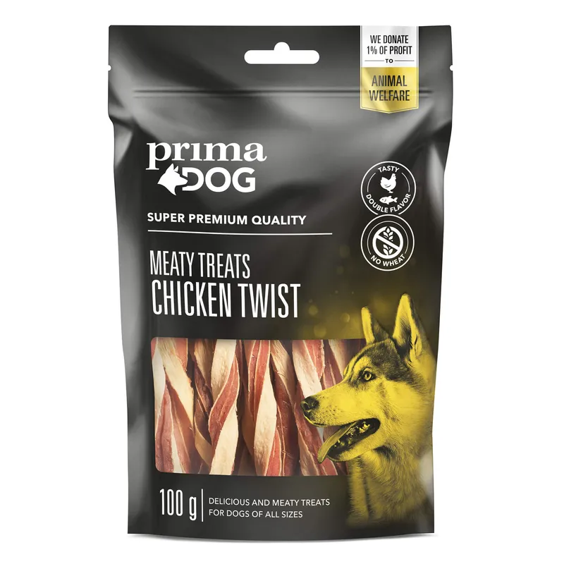 PrimaDog Meaty Treats 80 gr eller 100 Gr olika smaker (#7326)