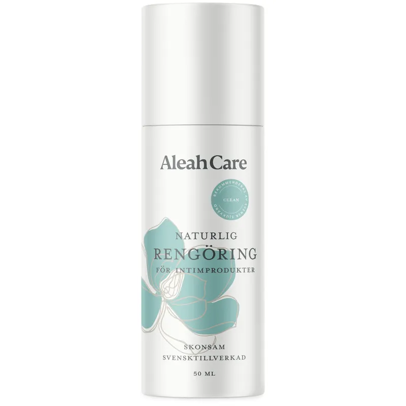 Aleah Care Naturlig Rengöring för intimprodukter (Clean) 50 ml