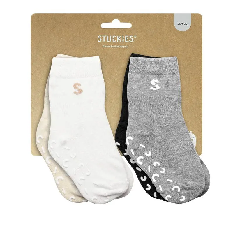 Smarta barnstrumpor 4-pack, Stuckies, 16/18