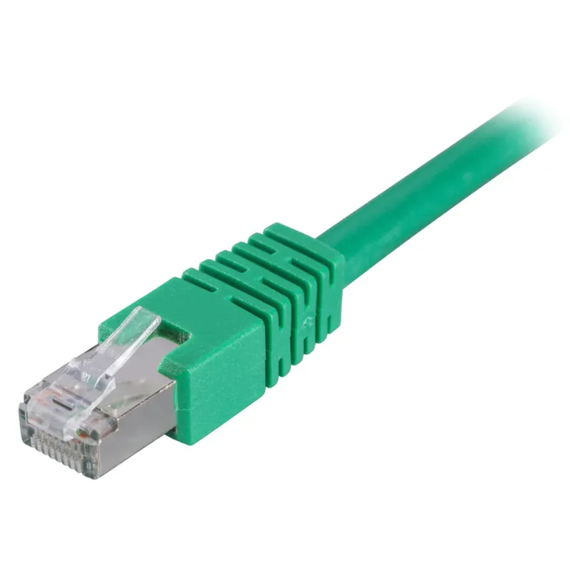 DELTACO U/UTP Cat6 patchkabel 1m, grön (TP-61G)