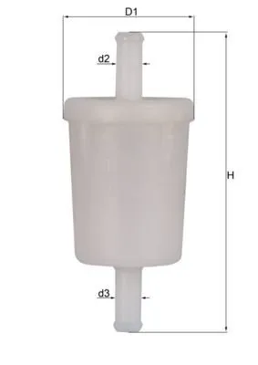 Bränslefilter MAHLE KL 260 OF