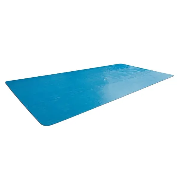 Intex Poolöverdrag solenergi blå 476×234 cm polyeten
