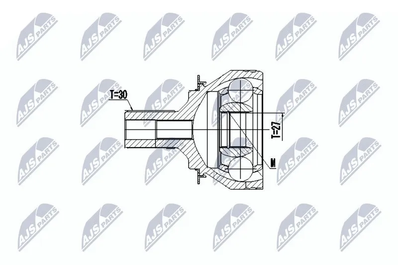 Ledsats, drivaxel NTY NPZ-ME-023