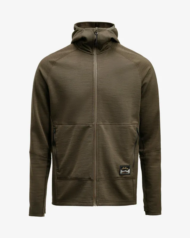 Lundhags Men’s Tived Merino Hoodie Forest Green (#9375)