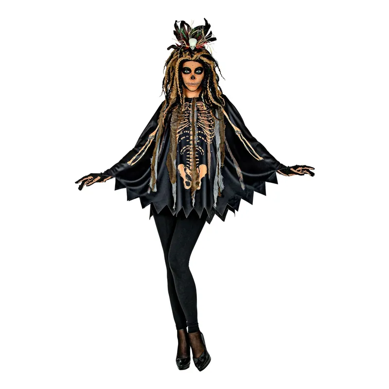 Poncho Voodoo Maskeraddräkt – One size