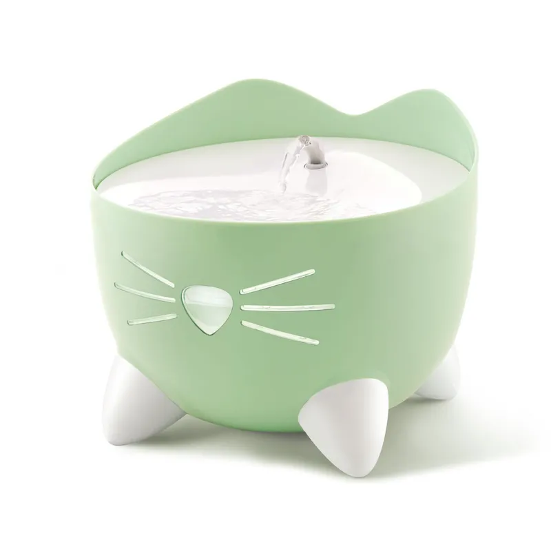 CAT IT Automatisk kattvattenfontän - 2,5 L - Grön