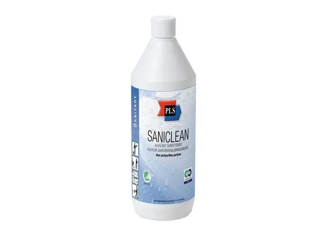 Sanitetsrent Saniclean – 1L oparf pH=10,5/8,5 Svanen
