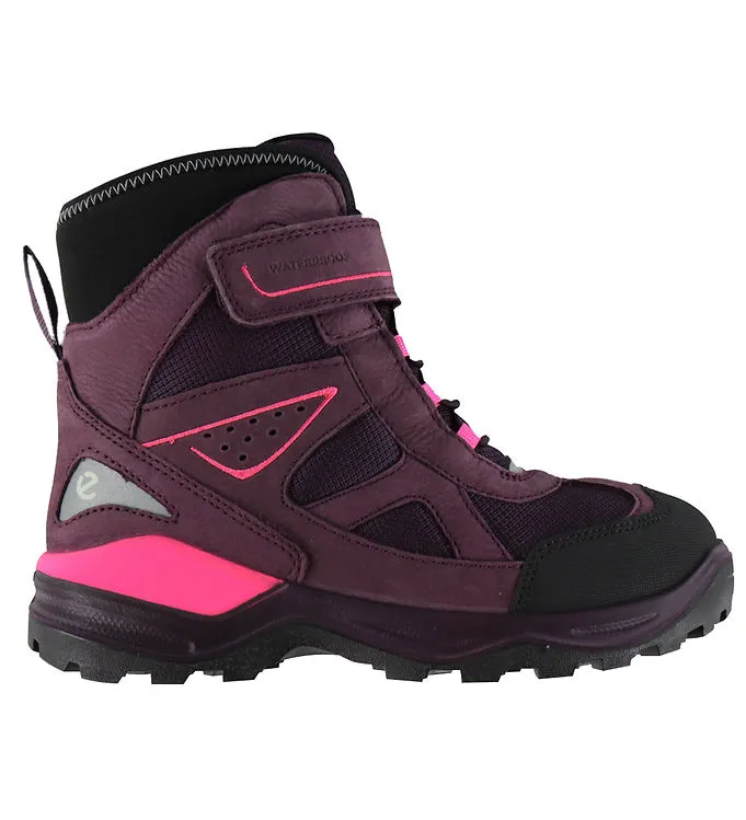 Ecco Vinterkängor - Tex - Snow Mountain - Svart/Mauve (#6004)
