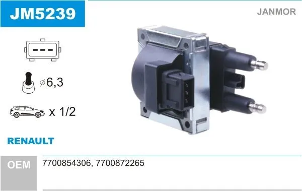 Tändspole JANMOR JM5239