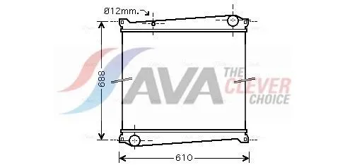 AVA COOLING SYSTEMS RTA2379 Kylare