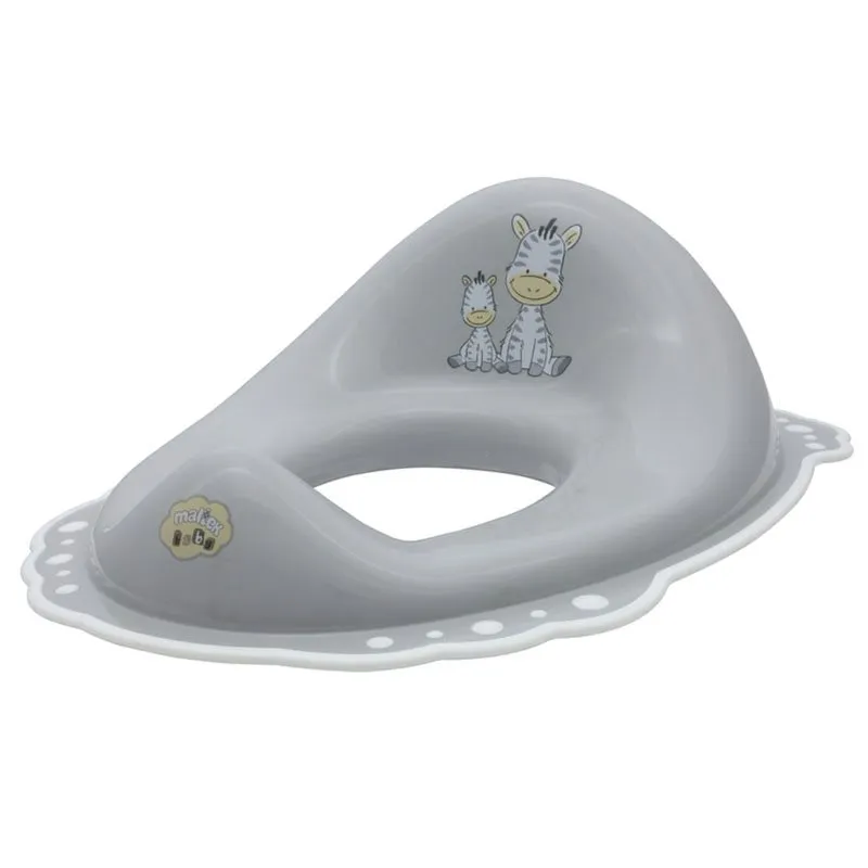 Maltex Zebra Toalettsits Antislip, Grå