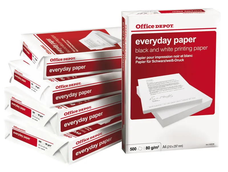 Kopieringspapper Everyday 80g A4 hålat 500-pack