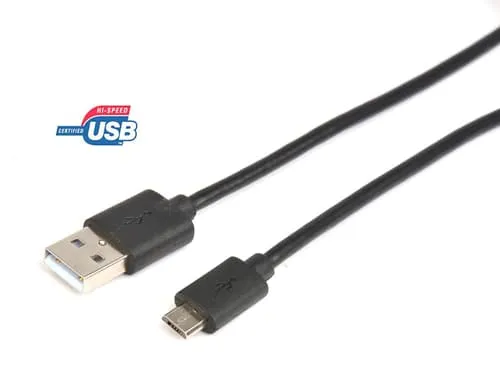Prokord Usb-kabel 3m Usb-a Micro Usb-b Svart