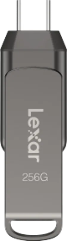 Lexar Jumpdrive Dual Drive D400 256gb Usb-a / Usb-c Grå