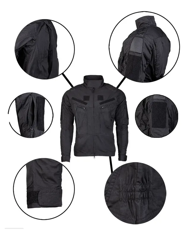 Mil-Tec Chimera Combat Jacket Svart Svart (#9855)