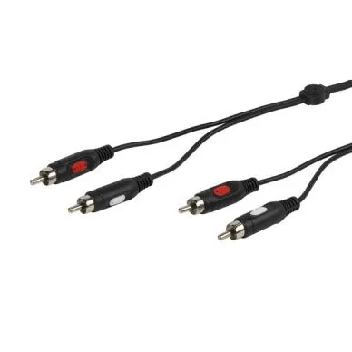 Vivanco Audiokabel, 2xRCA hane – 2xRCA hane, 1.5m