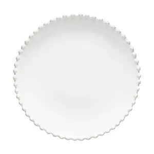 Costa Nova Pearl assiett Vit, Ø22 cm