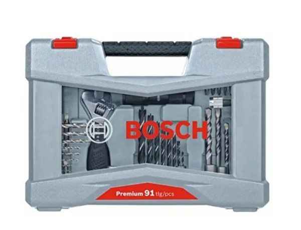 Bosch 91-delars Premium X-Line borr- och skruvdragarbitsats