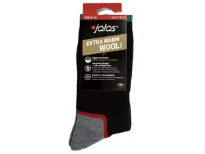 Strumpa merino JALAS 8222 sv/grå