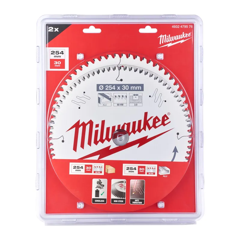 Milwaukee 4932479576 Sågklinga Ø254/30 mm, 60/80T