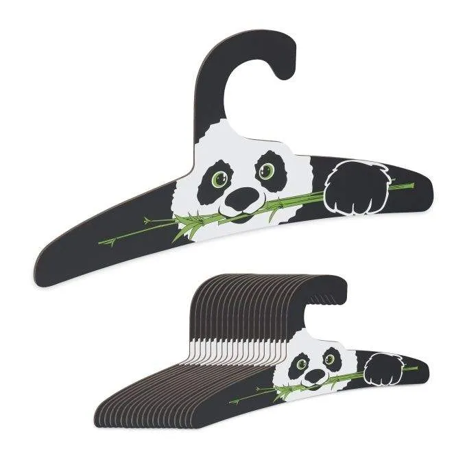 20x Barn klädhängare Panda