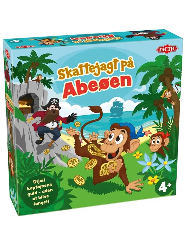 TACTIC Brädspel - Skattjakt på Monkey Island - Dansk