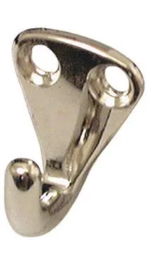 Habo 30700 Klädkrok zamak, mattkromat