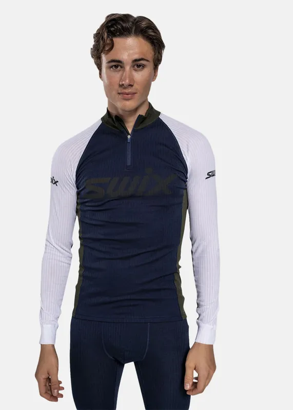 Swix Men’s Racex Classic Half Zip Dark Navy/Bright White