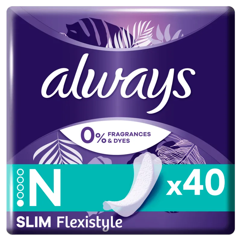 Always Dailies Flexistyle Slim Trosskydd 40 st