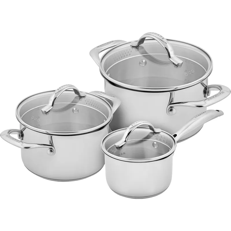 Scanpan STS grytset 3 delar, rostfritt stål