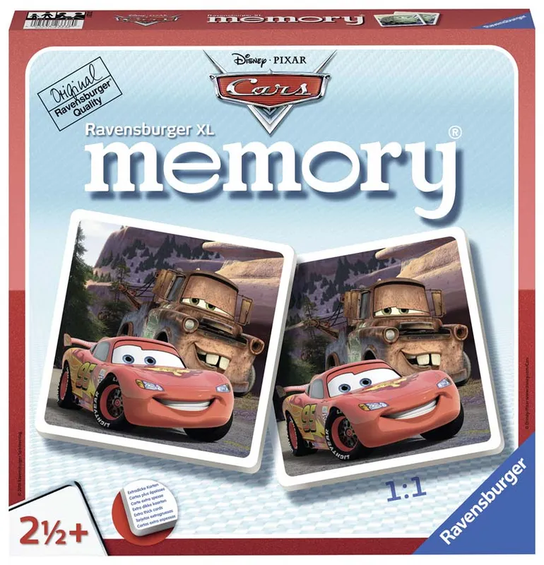Disney Cars – Bilar Memory XL