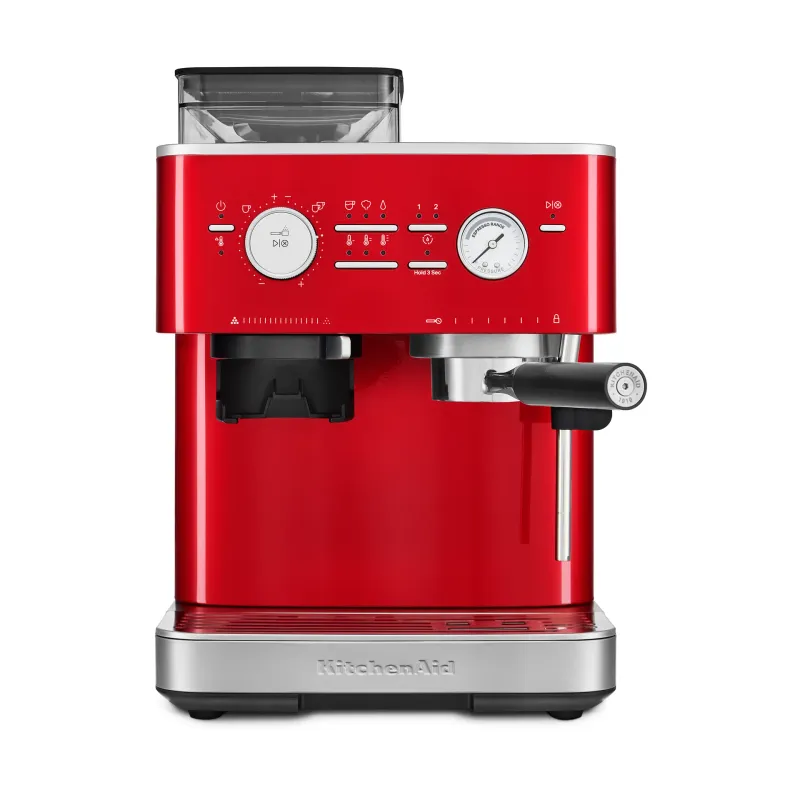 Kitchenaid Espressomaskin med kaffekvarn, candy apple