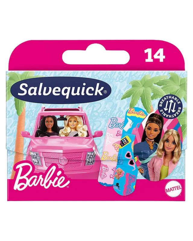 Salvequick Barbie barnplåster 14 st