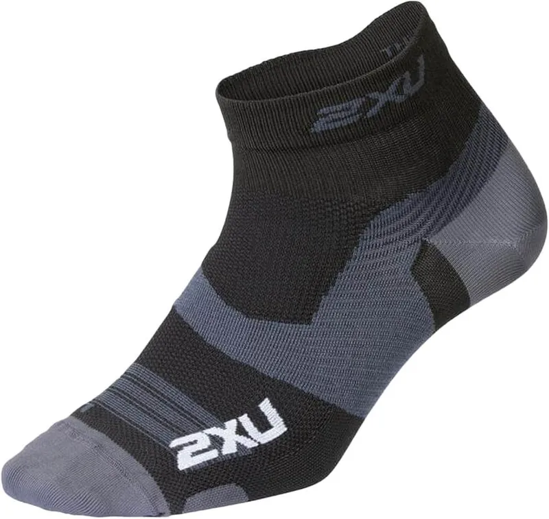 2XU Vectr Ultralight 1/4 Crew Socks Svart XL | Löparstrumpor
