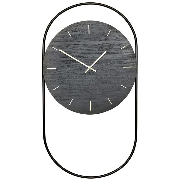 Andersen Furniture A-Wall väggklocka 41×76 cm Black-brass