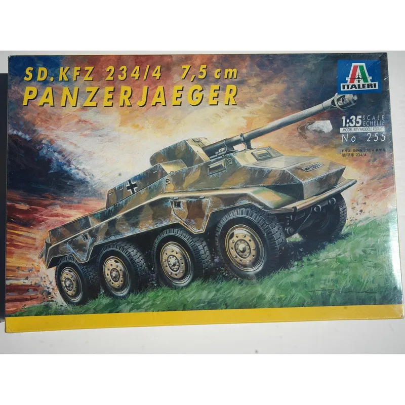 Italeri SD. KFZ 234 Panzerjaiger German Special Purpose 1:35 Scale Model 255 1/35