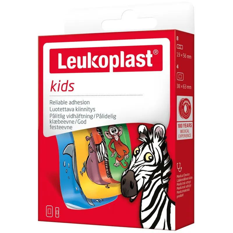Leukoplast Kids Animals Mixpack 12 st