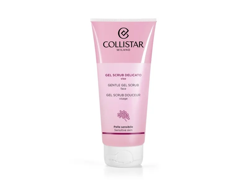 Ansiktsskrubb - COLLISTAR - Gentle Gel Scrub - 100 ml - Hypoallergen - Alla hudtyper vit