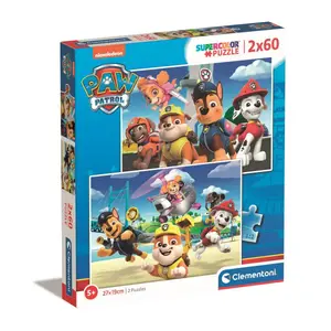 Pussel Paw Patrol 2x60 bitar, Clementoni