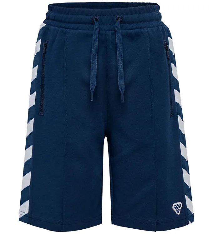 Hummel Shorts - HmlJr-arkiv - Dress Blues m. Vit