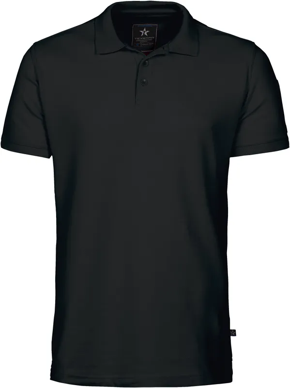Texstar PS04199000200 Pikétröja svart, bomull/polyester Svart