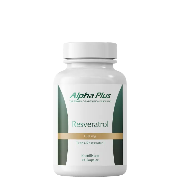 Alpha Plus Resveratrol 60 kapslar