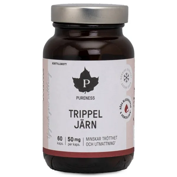 Trippel Järn 60 kapslar - Pureness