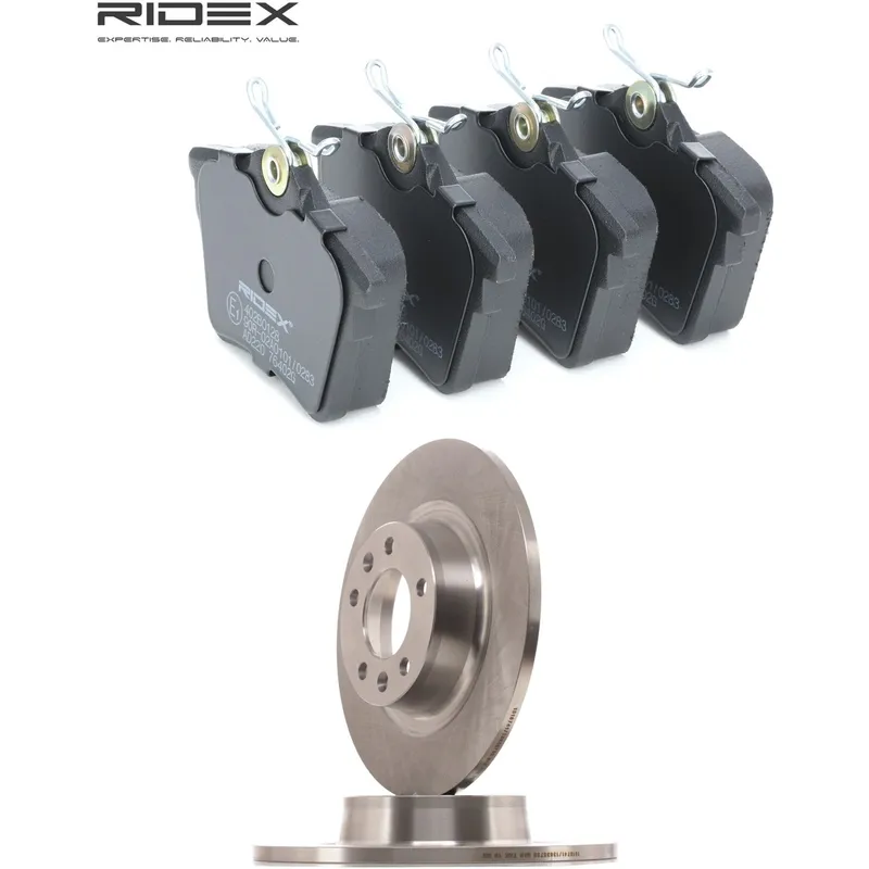Bromssats, skivbroms RIDEX 3405B3370