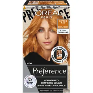 L'Oréal Paris Préférence Vivid Colours Permanent Hårfärg 7.432 Copper