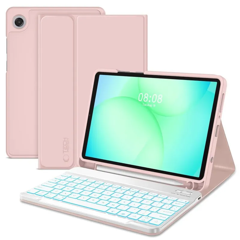 Tech-Protect SC Pen Fodral till Samsung Galaxy Tab A9/A11 - Rosa