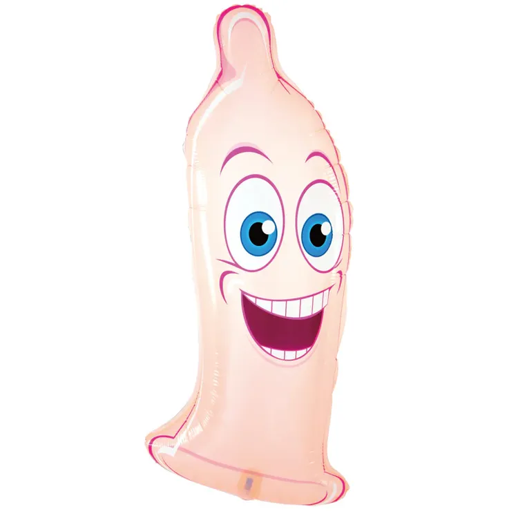 Foil Balloon Condom 42x98 cm Ballonger