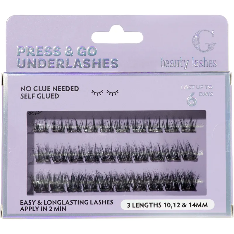 G Beauty Lashes Press & Go Underlashes Date